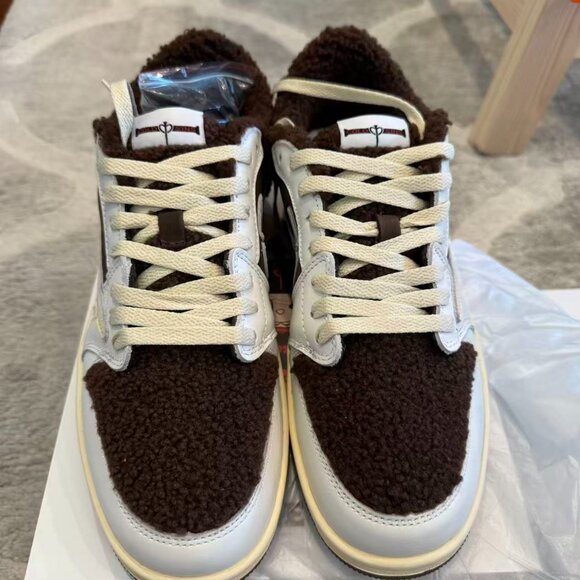 Cold Sins Jack The Ripper Travis Scott x Labubu Customs Mocha Shoes - MENS 10 - Picture 4 of 7